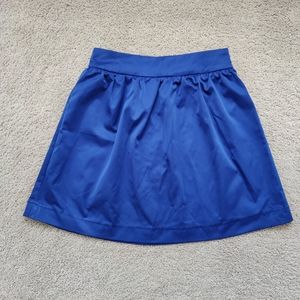 Blue Mini Skater Skirt